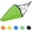 Green, variant on BLUEWING 32" Drift Sock Sea Anchor 32in Parachute Drift Anchor Drift Sock Sea Anchor Drogue for Marine Boat