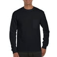 thumbnail image 2 of Gildan UltraCtn L/S Pkt T Blk, 2 of 2