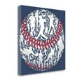 thumbnail image 1 of Tangletown Art, 18 x 18 "Baseball " by Jim Baldwin, Gallery Wrap Canvas Art prin, 1 of 2