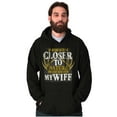 thumbnail image 4 of Hunter Husband Close to Nature Funny Hoodie Hooded Sweatshirt Men Brisco Brands X, 4 of 6