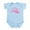 Sky Blue, variant on CafePress - Little Cowgirl Infant Bodysuit - Baby Light Bodysuit, Size Newborn - 24 Months