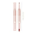 thumbnail image 2 of LPSSTORE Multi Color Mouth Red Lipstick Non Fading Double Head Lipstick Lipliner, 2 of 7