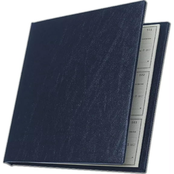 Executive Deskbook Check Cover, Blue