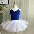 thumbnail image 3 of Minnieouse niña niño traje tul ballet danza conjunto ropa de baile tutú de cuatro capas vestido de cumpleaños hilo medio / negro s / Type2 NO2, 3 of 6