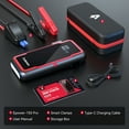 thumbnail image 3 of Audew (Andeman) Car Jump Starter, 3000A Peak 20000mAh Battery Jump Starter, Start Any 9L Gas Engine or up to 7L Diesel Engine, 12V Car Jumper, Battery Booster Power Pack, Type-C Quick Charge, Red, 3 of 9