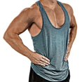 thumbnail image 1 of Men Sleeveless Workout Muscle Tank Top Bodybuilding Gym Sports Fitness T-Shirt, 1 of 3