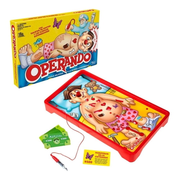 Juegos Hasbro Operando En este divertido juego se usa la destreza y coordinación, para niños de 6 años en adelante