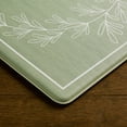 thumbnail image 5 of MARTHA STEWART Bloomfield Home Sweet Home Leaf Frame Kitchen Mat, Comfort Standing Mat, Non-Slip Backing, Water & Stain Resistant, Green, 18"x48", 5 of 6