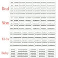 thumbnail image 3 of Parent-child Warm Christmas Set Printed Home Wear Pajamas Two-piece Kid Set, 3 of 8