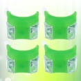 thumbnail image 3 of EeaseCA 4 PCS LED Front Light Silicone Bike Rear Light Tail Lamp Waterproof Cycling Flash Safety Light MTB Accessories (Green), 3 of 7