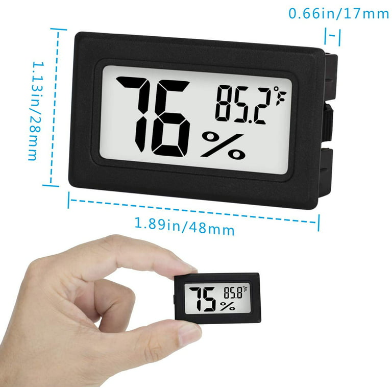 Digital Cigar Humidor Hygrometer Thermometer LCD Temperature Humidity Meter
