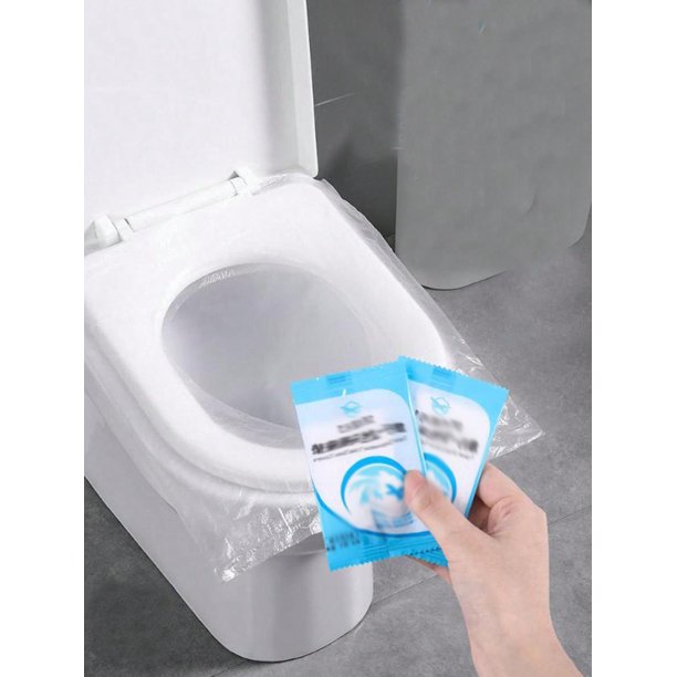 50pcs Disposable Toilet Seat Cover Clear