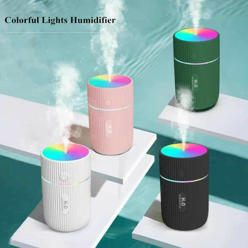 Risewill 220ML Mini Mist Humidifier USB, 7Color LED Light , Quiet