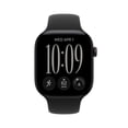 thumbnail image 3 of Apple Watch Series 12 GPS 46mm Black Aluminum Case with Black Sport Band - M/L, 3 of 11
