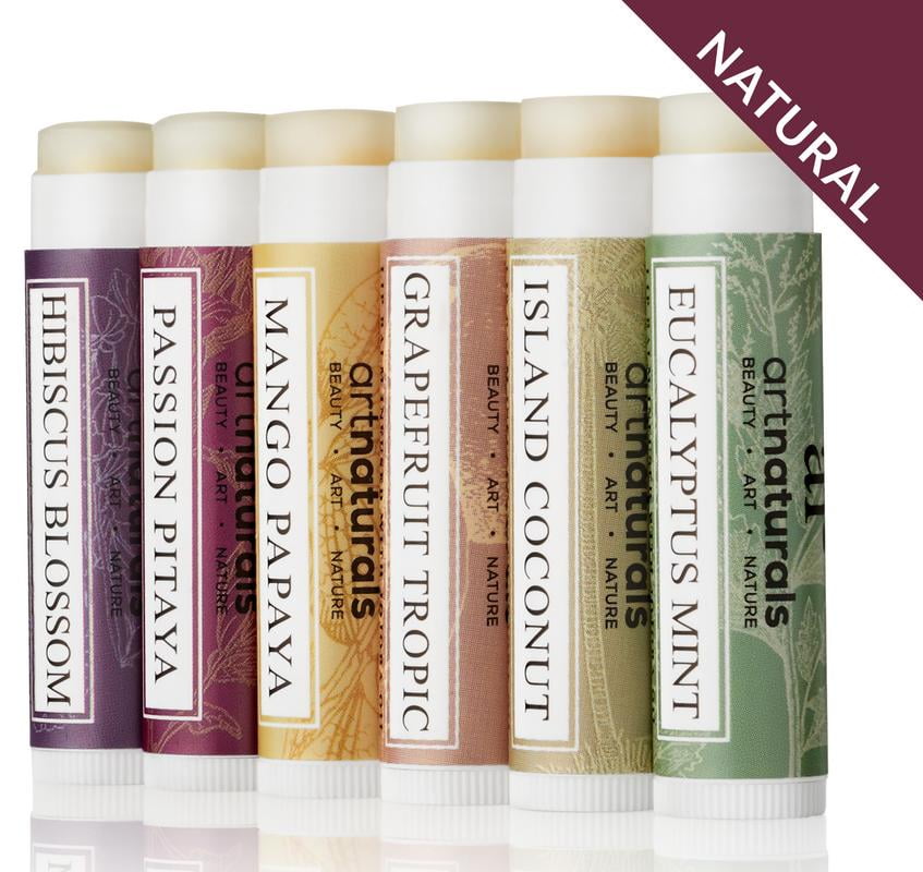 Artnaturals Lip Balm Set (6 x 4.25 g) - Walmart.com