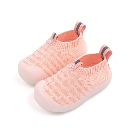 

〖Jisuan〗Girls Sneakers Girls Leisure Shoes Mesh Shoes Breathable Soft Sole Sport Shoes Socks Shoes