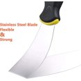 thumbnail image 3 of Juego de espátulas de acero inoxidable WEIHJMXG cuchillo de revestimiento 38 75 100 150 mm 4 piezas, 3 of 5