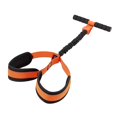 thumbnail image 2 of AWHAO Bande de Résistance à Pédale de Tension Réglable avec Poignée Corde Extensible en Latex pour la Maison Tangerine, 2 of 9