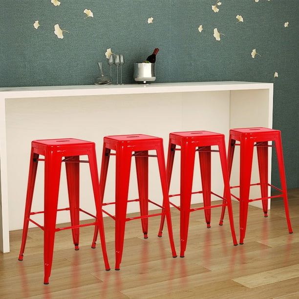 Abble 30 Inch Bar & Counter Stool (Set of 4)