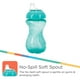 thumbnail image 2 of Nuby Paquete de 3 vasos para sorber para niños pequeños sin derrames, vasos para niños pequeños a prueba de derrames con agarre fácil y firme, azul, aguamarina, verde, 2 of 5