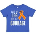 thumbnail image 3 of Inktastic Lost my Leg Not my Courage Limb Loss Awareness Orange Ribbon Boys or Girls Toddler T-Shirt, 3 of 5