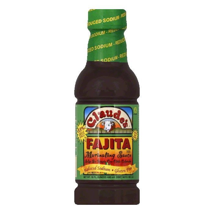 Claudes Low Sodium Fajita Marinade