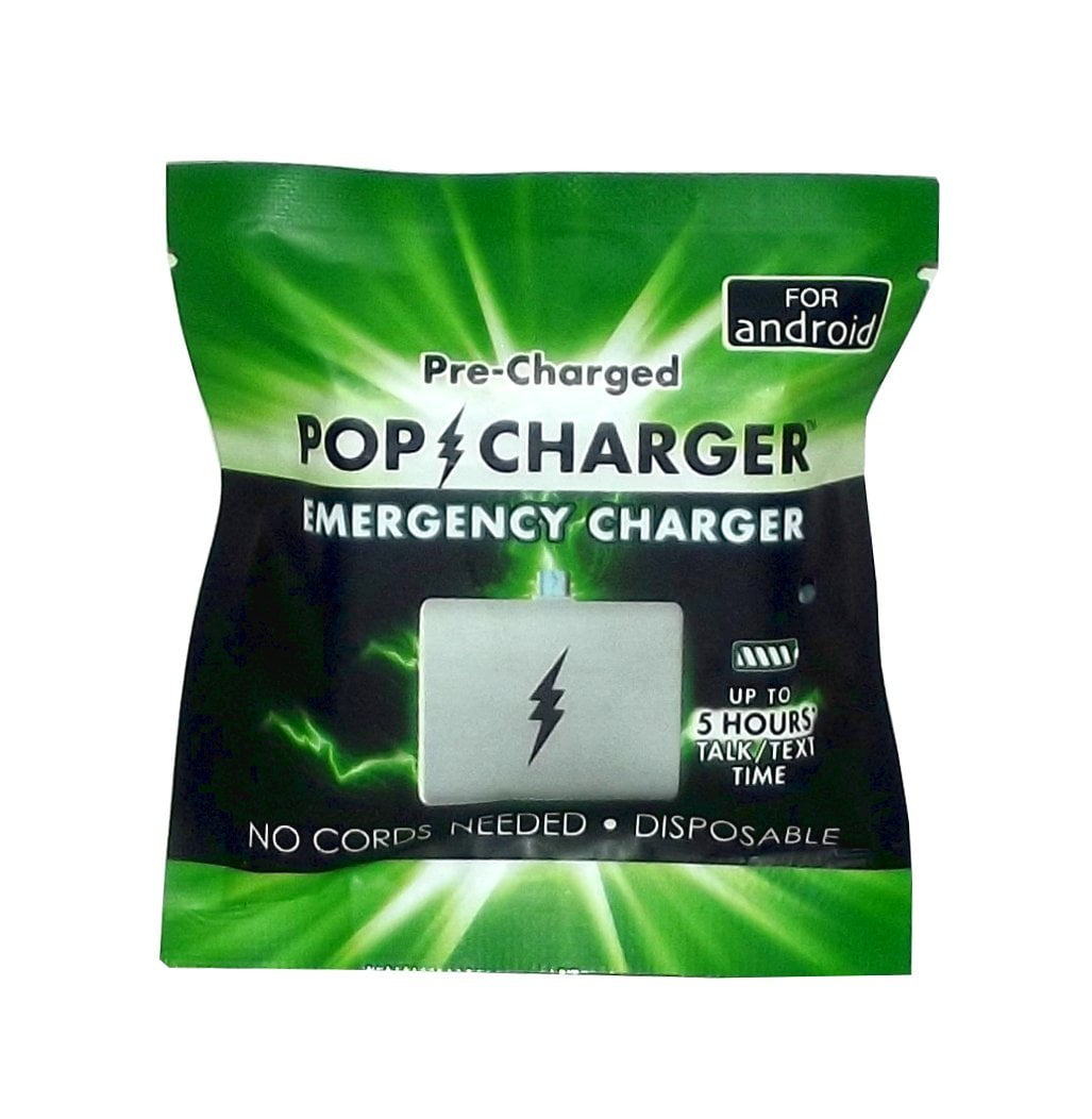 Pop Charger Precharged Disposable Emergency Charger (Android)