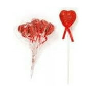 Valentine Heart Shaped Picks with Satin Ribbon