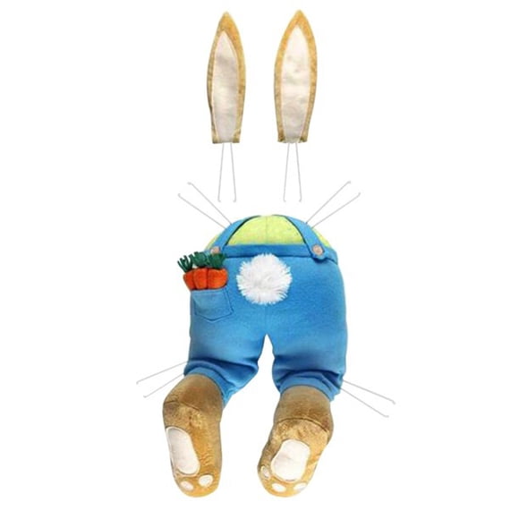 TIELUTT Frehsky Home Easter DIY Bunny with Ears Cartoon Bunny Shape Cute Letter Wreaths for Front Door Candy Cane Wreath Frame Small Christmas Wreaths for the Front Door for Windows outside Christmas