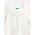 thumbnail image 5 of Wonder Nation Girls Open Knit Sweater, Lightweight, Sizes 4-18 & Plus, 5 of 6