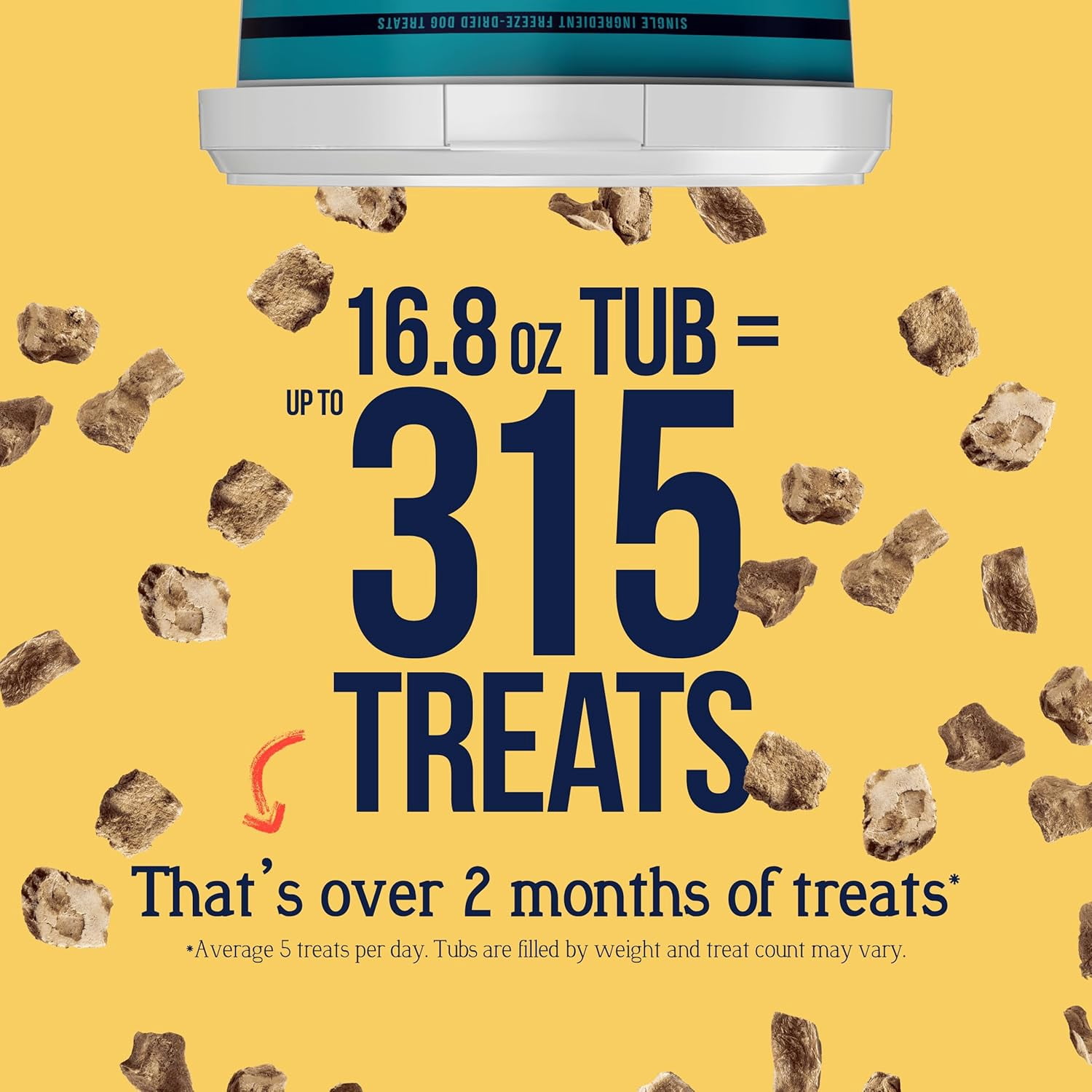 Stewart Freeze-Dried Chicken Liver Dog Treats, Grain-Free, Single-Ingredient, Natural Raw Nutrition, 16.8 oz