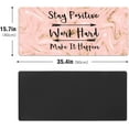 thumbnail image 2 of Rose Gold Glitter Marble Desk Mat, Desk Accessory, Cute Workspace, Trendy Workspace, Trendy, 35.4x15.7in Large Gaming Mouse Pad, Cute Desk Topper, Pretty Desk Pad, 2 of 5