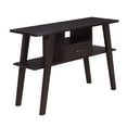 thumbnail image 2 of Convenience Concepts Newport Espresso Mike W Wood Console Table with Drawer, 2 of 5