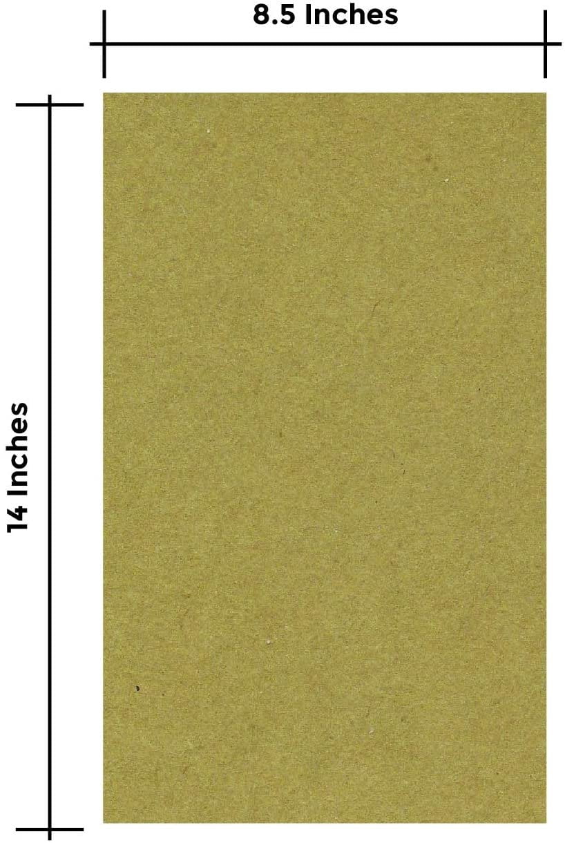 ThunderBolt Paper Brauner Karton – 4 Blatt, Extra Dick (0,8 Mm), 11 X 17 Zoll – Ideal Für Scrapbooking, Verpackung & Displays