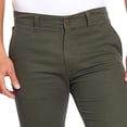 thumbnail image 4 of Pantalón Hombre Slim Fit Moda Casual Algodón Verde Olivo verde 32 Incógnita 770195, 4 of 5