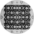 thumbnail image 1 of Ahgly Company Indoor Round Oriental Gray Traditional Area Rugs, 3' Round, 1 of 4