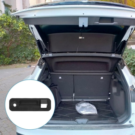 SWETRACE Black Plastic Trunk Release Handle 1Pcs for Car Door and Rear Outside Lid