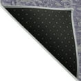 thumbnail image 3 of Addison Rugs Chantille Indoor/Outdoor Transitional Floral Eggplant Washable Rectangle Rug, 5' x 7'6", 3 of 6