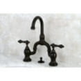 thumbnail image 2 of Kingston Brass KS7995AL English Country Bathroom Bridge Mounted Faucet, Oil Rubbed Bronze, 2 of 5