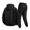 thumbnail image 4 of LEKWK Fleece Lined Tracksuit Men 2 Piece Outfit Winter Warm Athletic Sweatsuit Zip Up Hoodie and Joggers for Gym Running Activewear, 4 of 7
