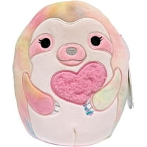 Squishmallows 2024 Valentine Squad 8" Plush Toy (8" Whim Sloth Heart Cotton Candy)