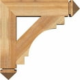 thumbnail image 4 of Ekena Millwork 3 1/2"W x 20"D x 24"H Funston Craftsman Smooth Bracket, Western Red Cedar, 4 of 4
