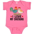 thumbnail image 3 of Inktastic Chicken Farmer I Love My Chickens Boys or Girls Baby Bodysuit, 3 of 5