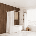 thumbnail image 2 of Naiture Stainless Steel 60'' x 48'' Corner Shower Curtain Rod with Ceiling Support, Chrome Finish, 2 of 6