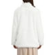 thumbnail image 3 of Abrigo de piel sintética para mujer INSPIRE CHIC, de manga larga, con bolsillos, solapa, suave y cálido, abrigo de invierno, chaquetas esponjosas, S blanco, 3 of 6