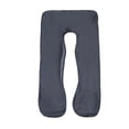 thumbnail image 1 of Almohada ergonómica de embarazo PeiBaiShun en forma de U para dormir, color negro, 1 of 5