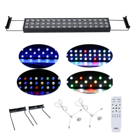 LED Aquarium Light Bar, BEAMNOVA 4 PACK 144W 23 pouces en aluminium Dimmable Aquarium Kit d'éclairage LED bande de lumière de la lampe, spectre Fixture avec télécommande pour l'usine des récifs coralliens Fish Tank LPS SPS