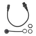 thumbnail image 1 of Cable de extensión tipo C para tablero de motocicleta, Cable impermeable macho a hembra de 0,3 m/0,98 pies para coche, barco y motocicleta, 1 of 8