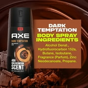 Axe Deodorant Body Spray Twin Pack, Dark Temptation 4 oz