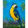 thumbnail image 2 of DeRice, Julie 15x18 Gold Ornate Wood Framed with Double Matting Museum Art Print Titled - Island Birds II, 2 of 4